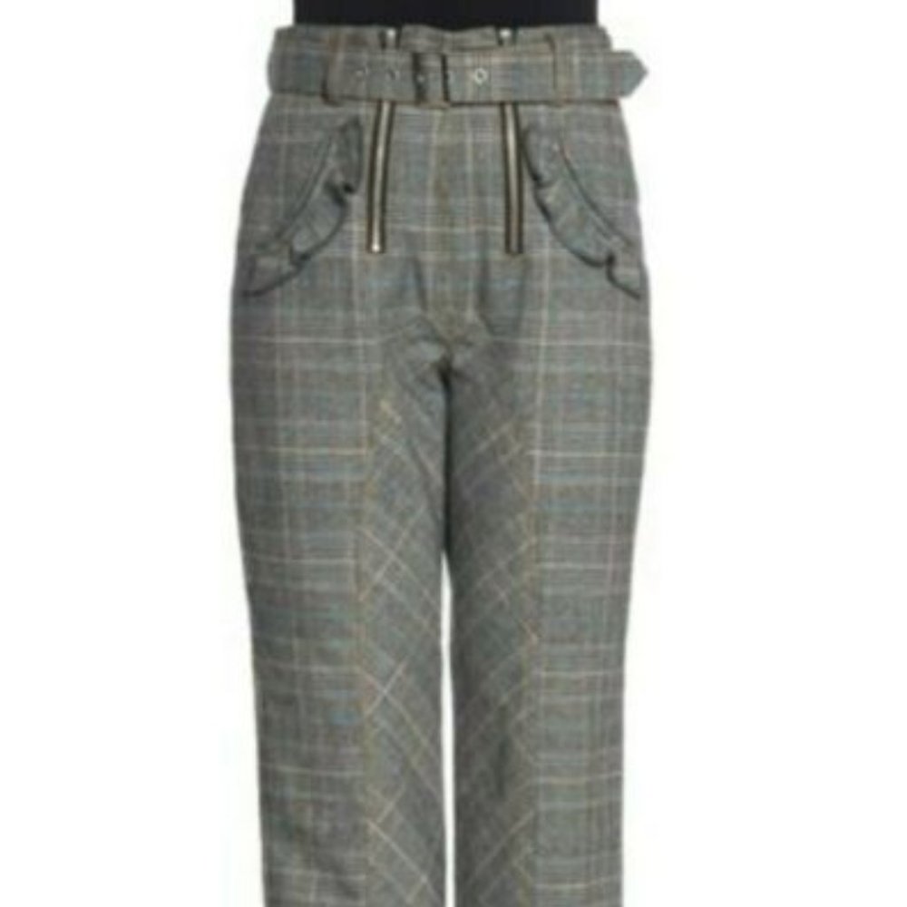 Self Portrait Check Lexi Trouser